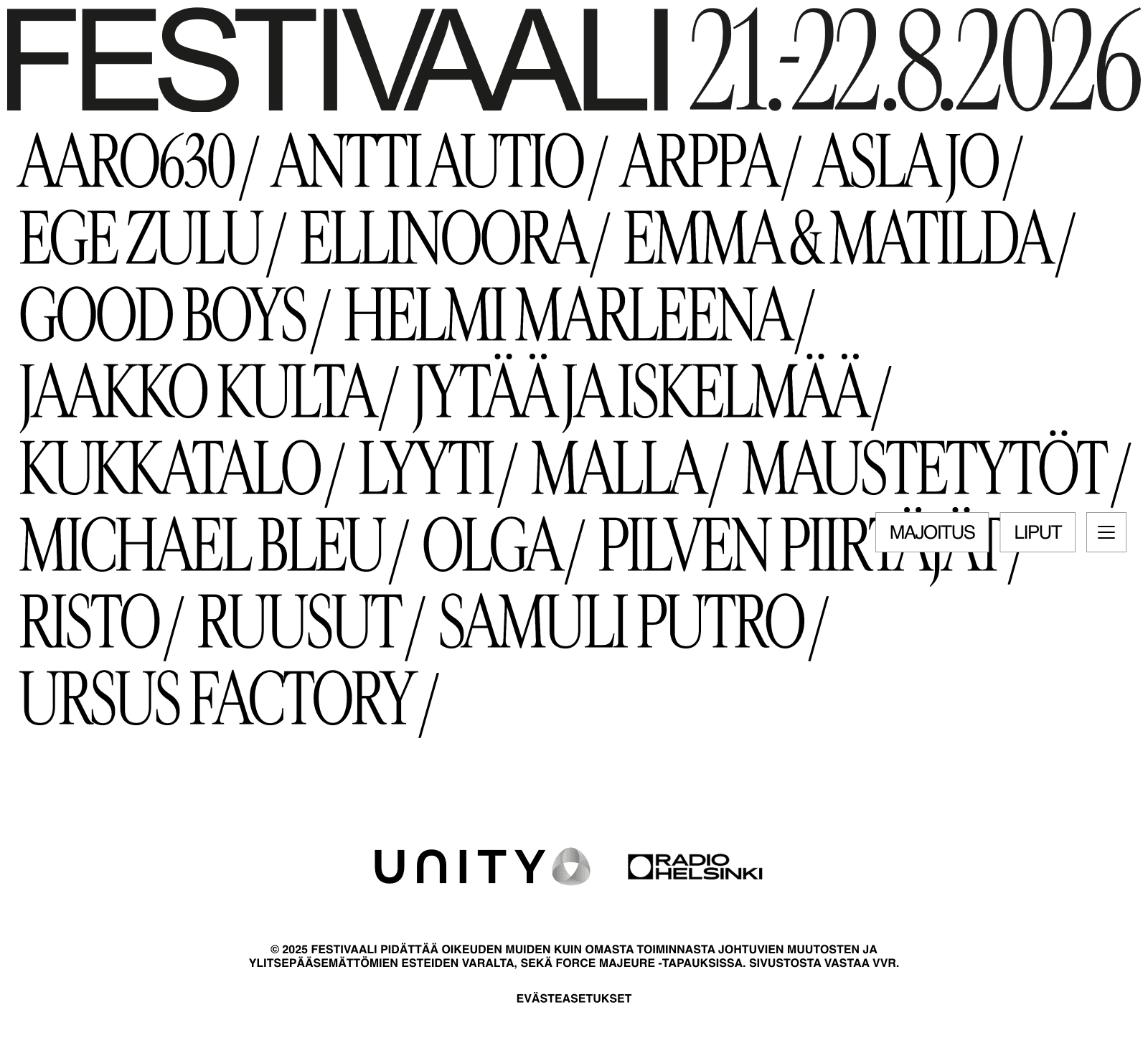 Festival – site view 1
